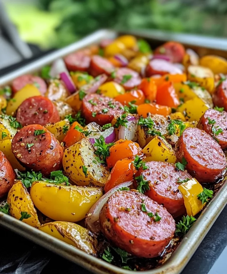 Kielbasa Sheet Pan Meal