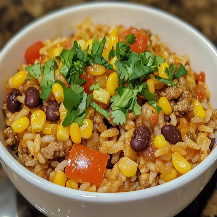 One-Pot Mexican Rice Casserole