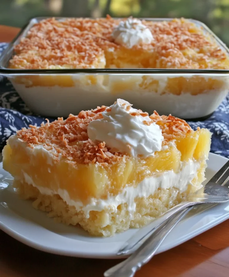 Pineapple Coconut Dream Cake