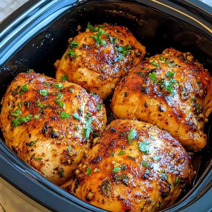 Sweet Garlic Chicken~ In the CrockPot