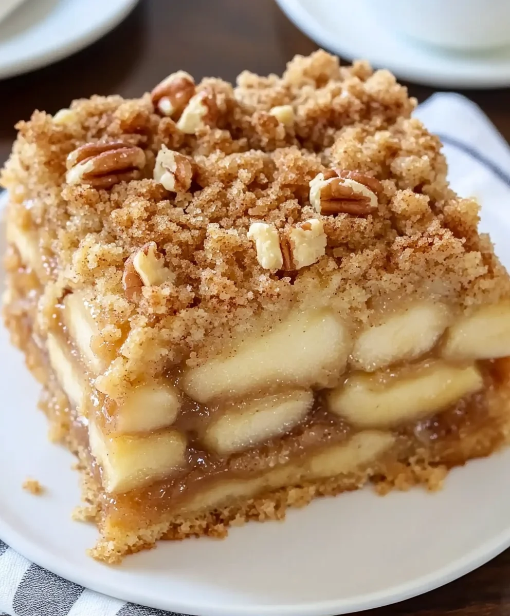 Moist Apple Crumble Coffee Cake