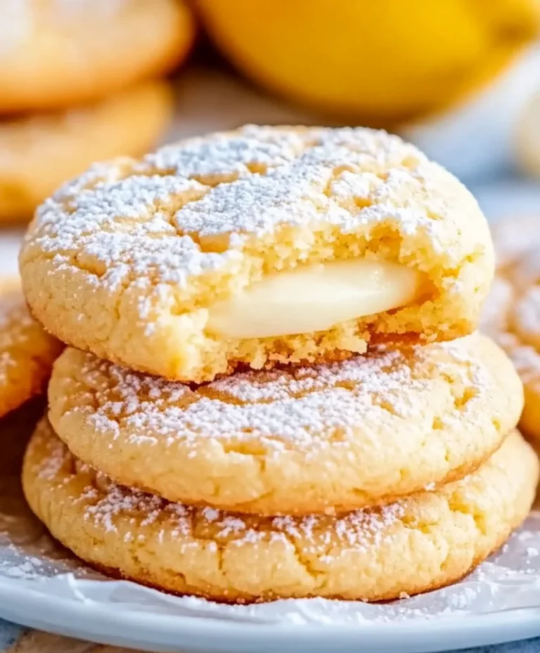 Lemon Gooey Butter Cookies