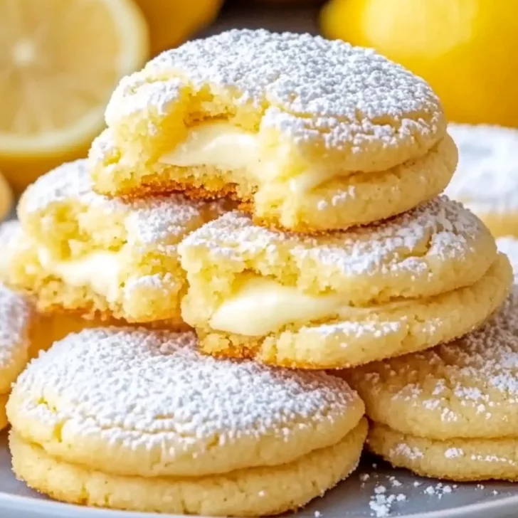 Lemon Gooey Butter Cookies