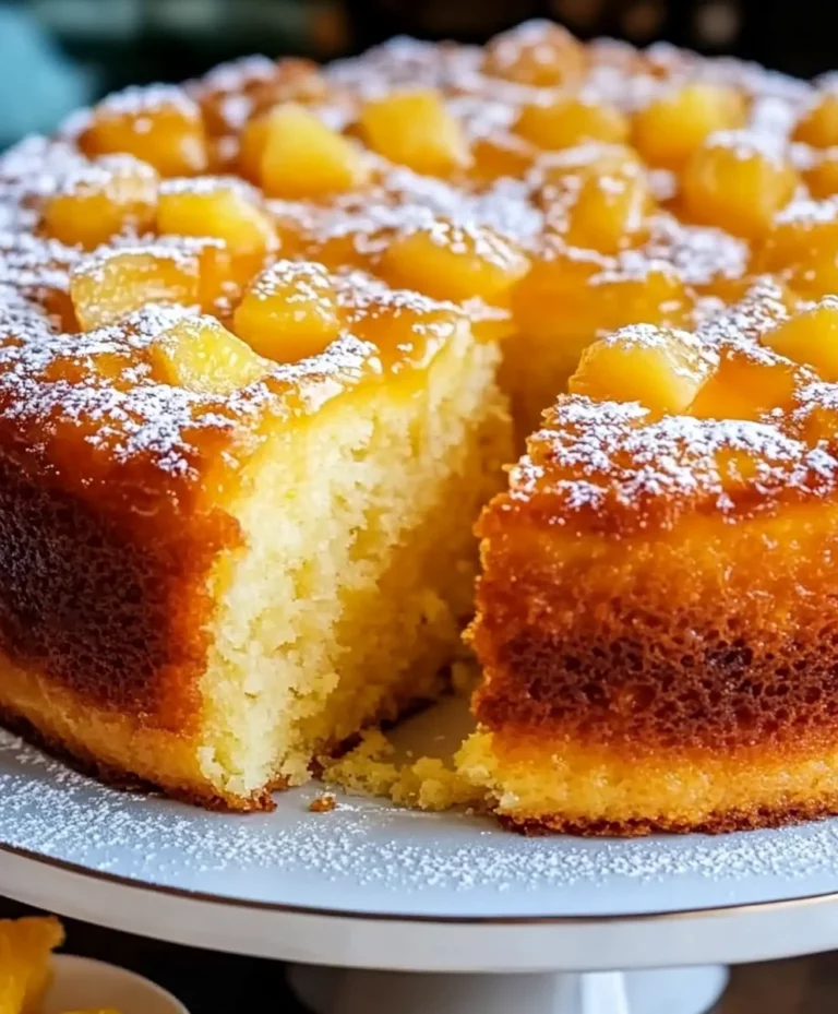 Tasty Pineapple Juice Cake