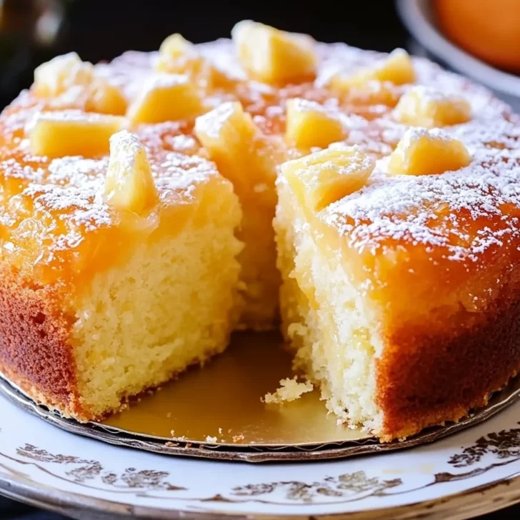 Tasty Pineapple Juice Cake
