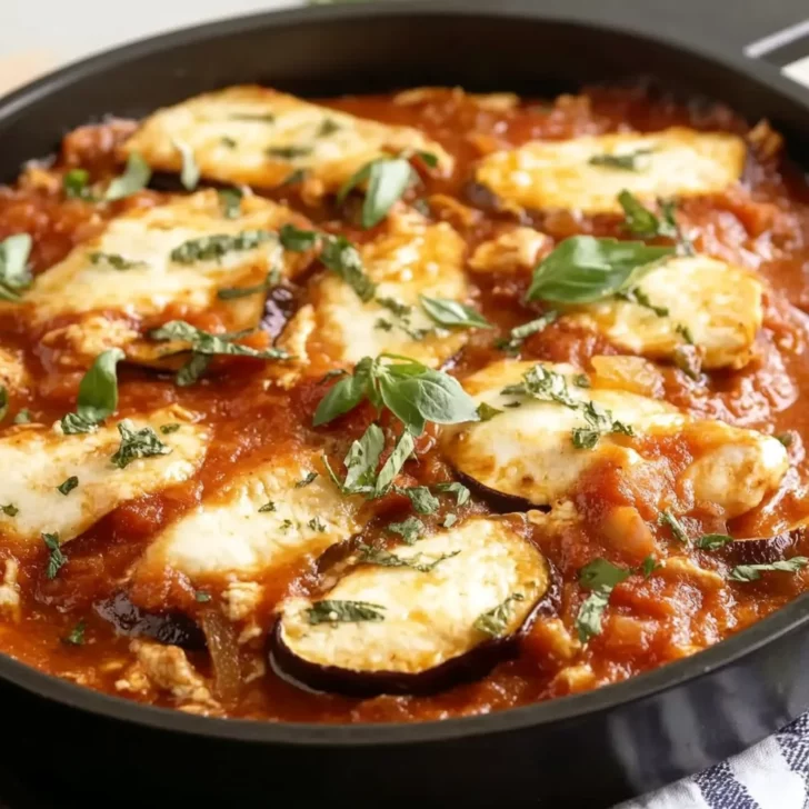 Lightened Chicken And Eggplant Parmesan