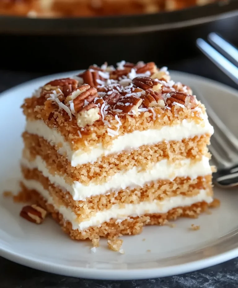 Delicious Vanilla Wafer Cake