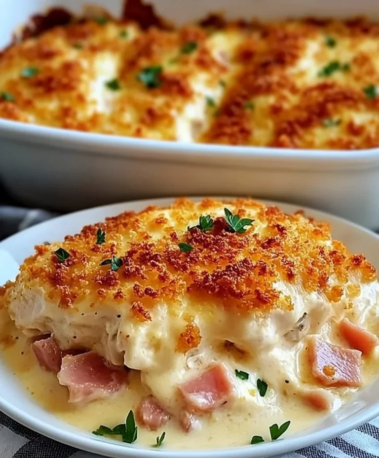 Chicken Cordon Bleu Casserole