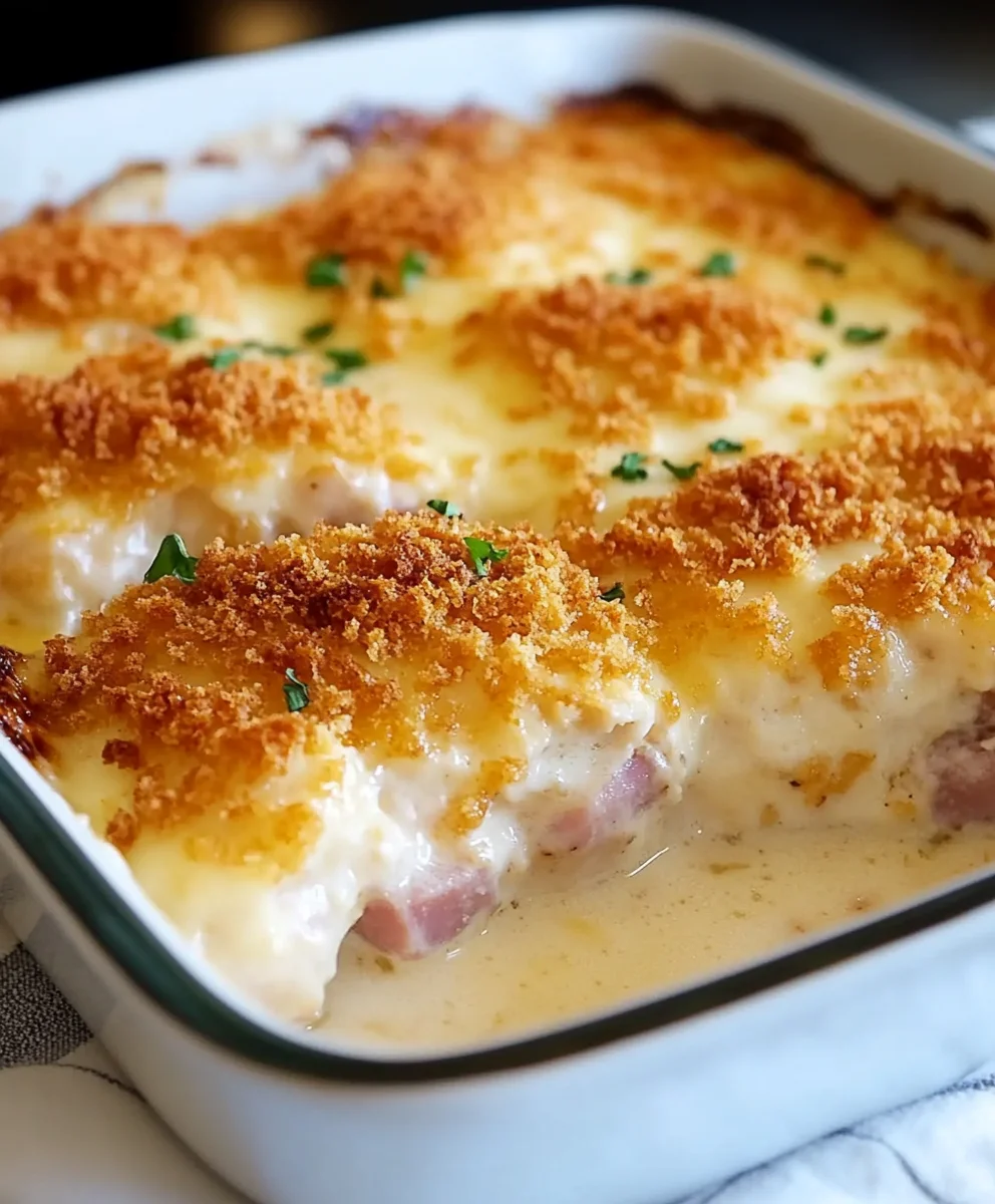 Chicken Cordon Bleu Casserole