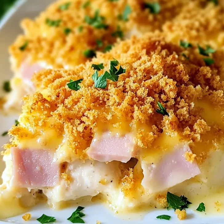 Chicken Cordon Bleu Casserole