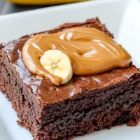 Easy Peanut Butter Banana Brownies