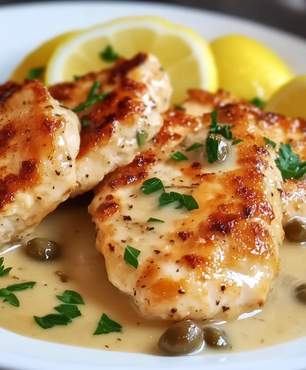 Chicken Piccata With Lemon Sauce