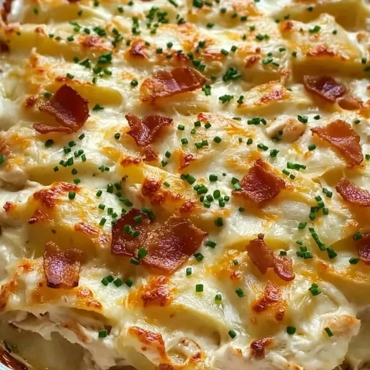 Tasty Chicken Bacon Ranch Casserole With Potatoes