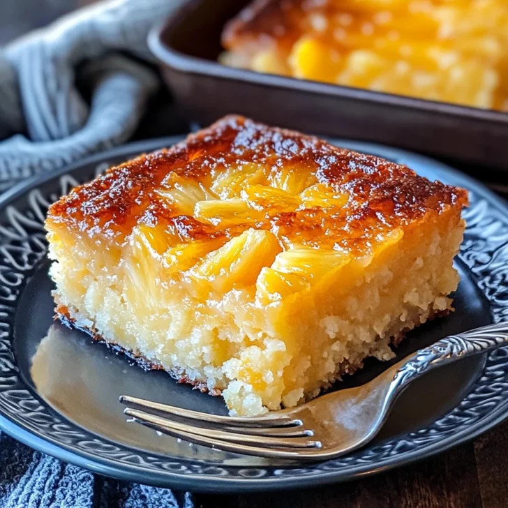 2 Ingredient Pineapple Cake