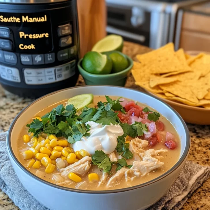Instant Pot White Chicken Chili