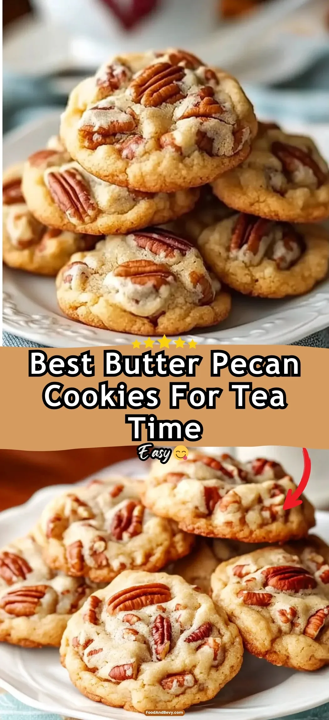 Best Butter Pecan Cookies For Tea Time