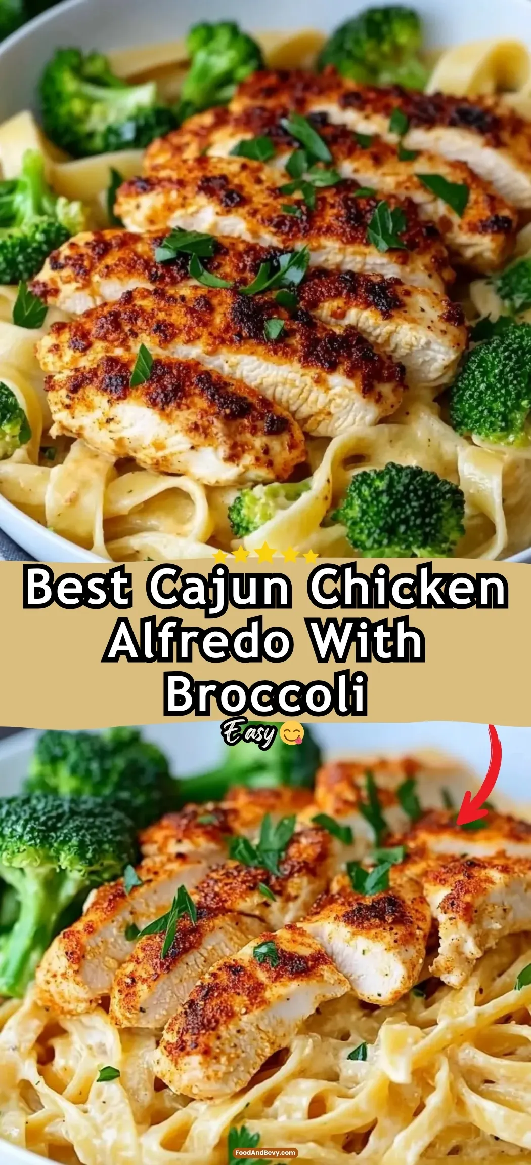 Best Cajun Chicken Alfredo With Broccoli