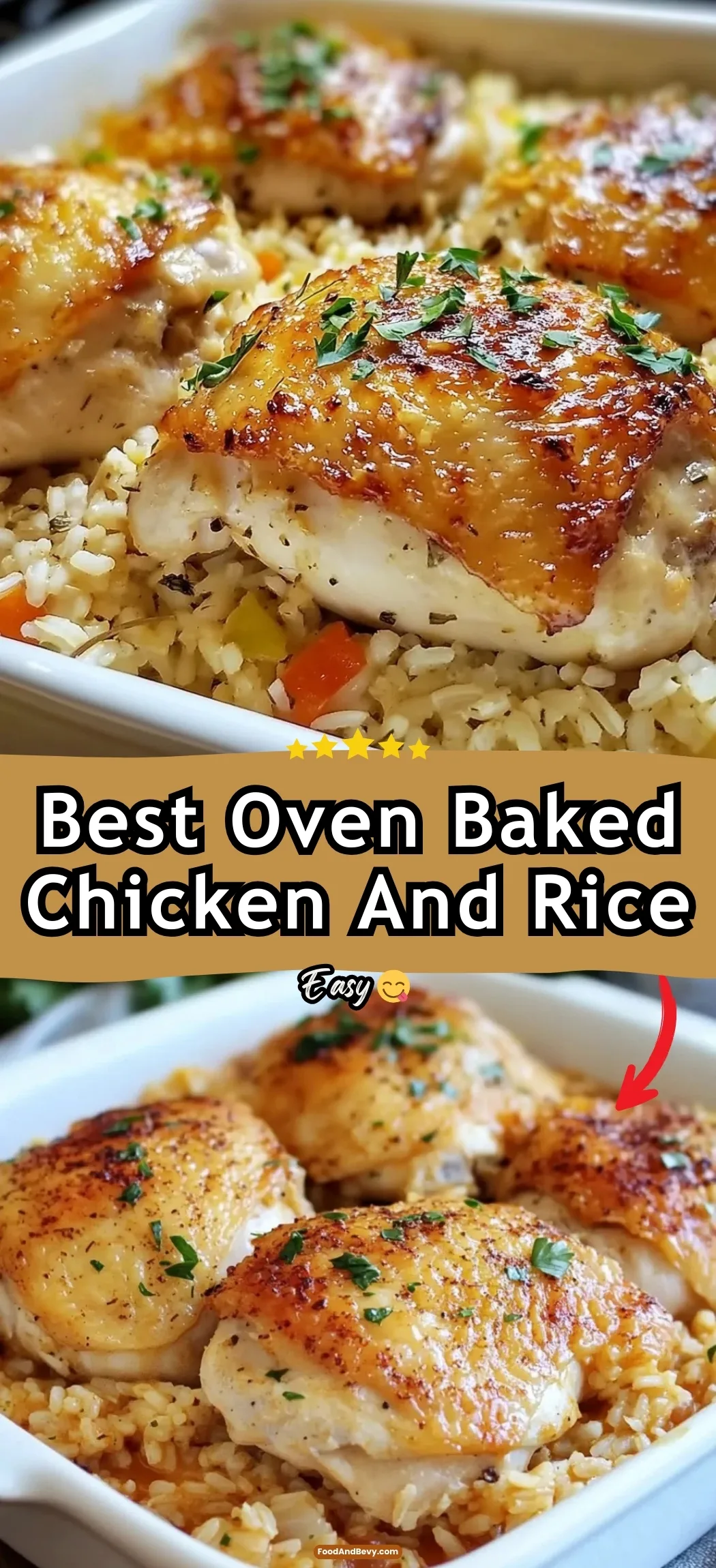 Best Oven Baked Chicken And Rice