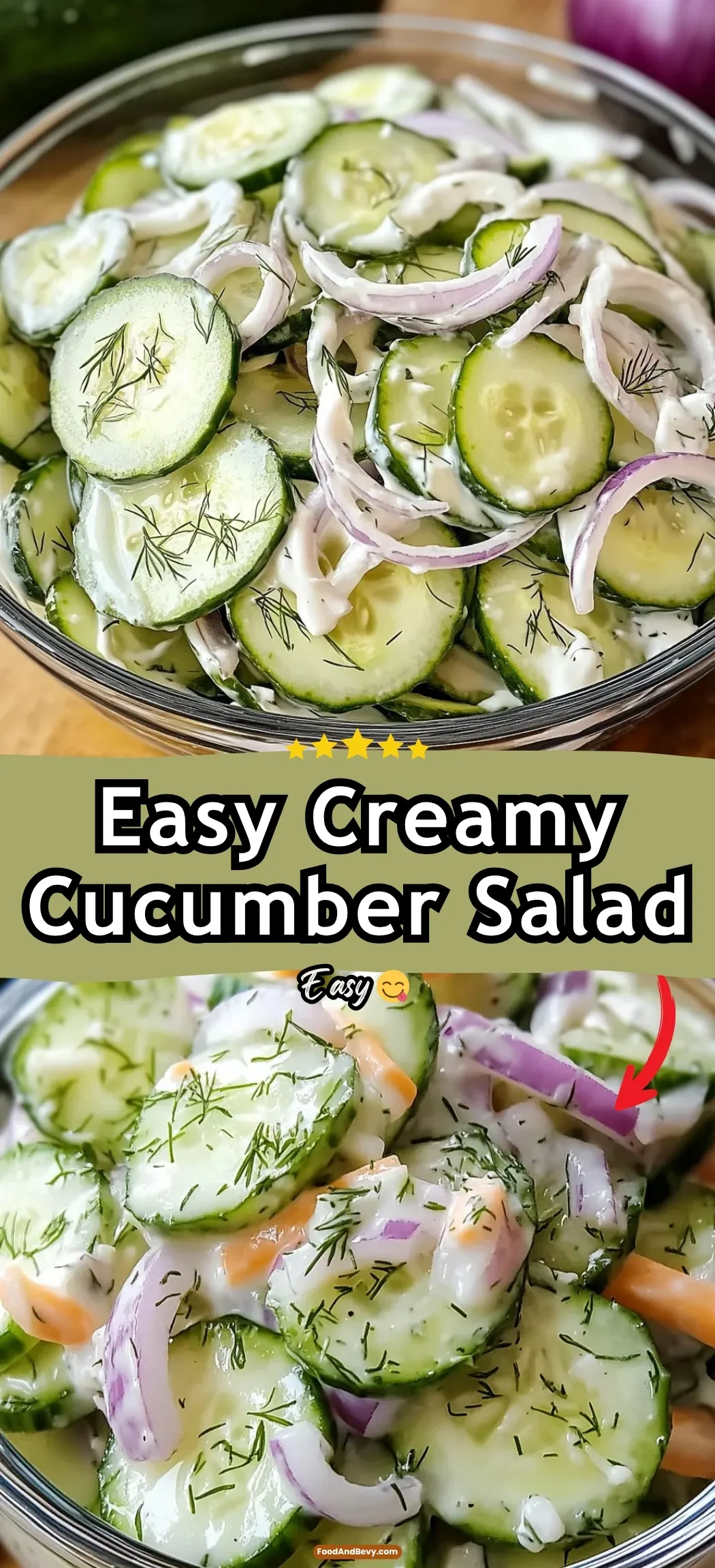 Creamy Cucumber Salad