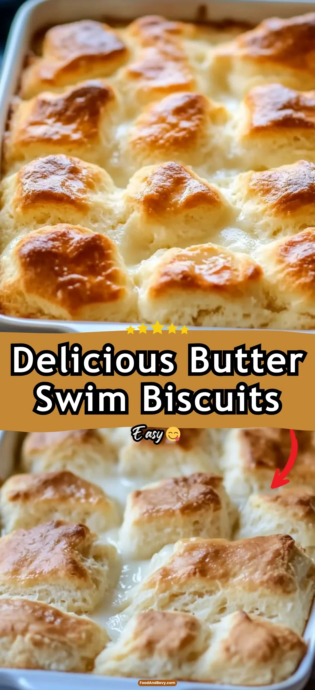 Delicious Butter Swim Biscuits