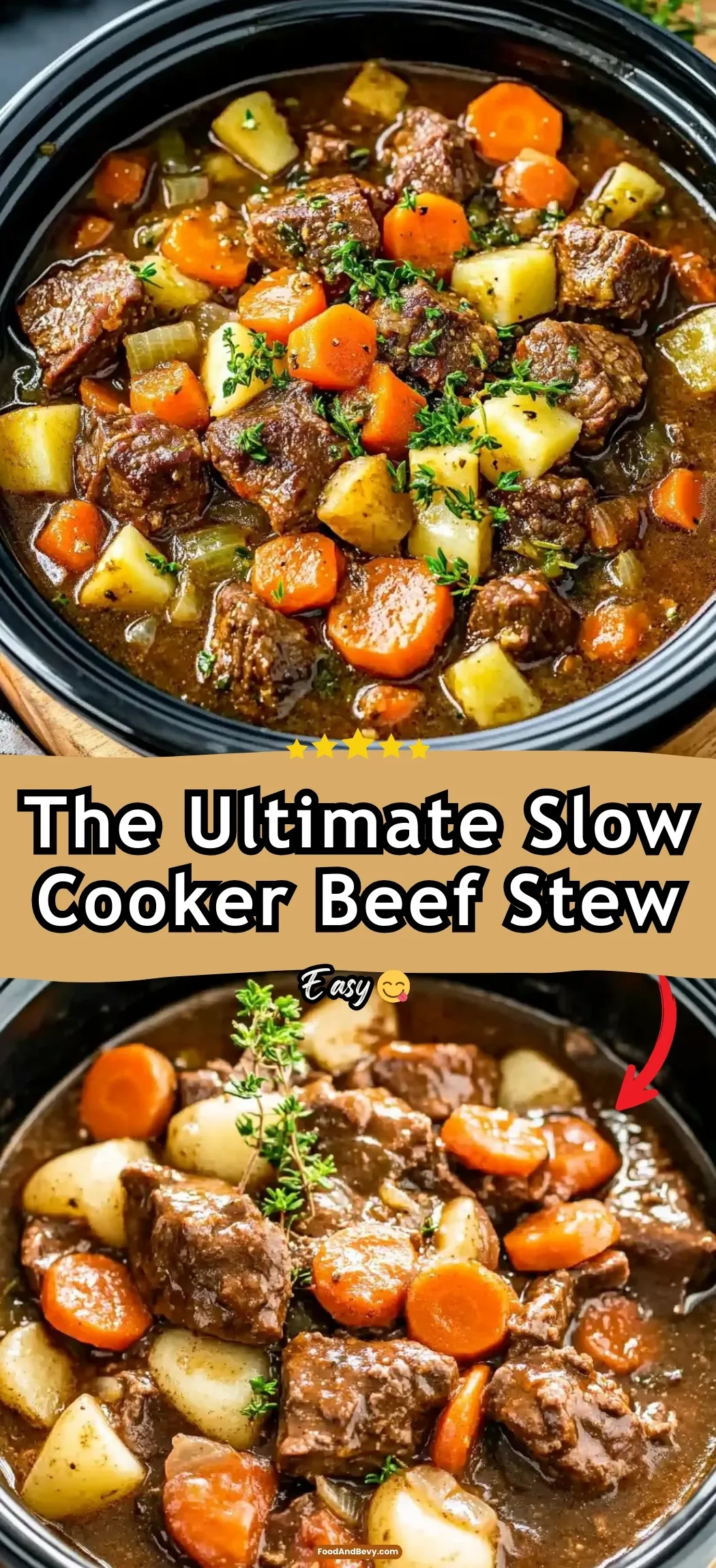 The Ultimate Slow Cooker Beef Stew