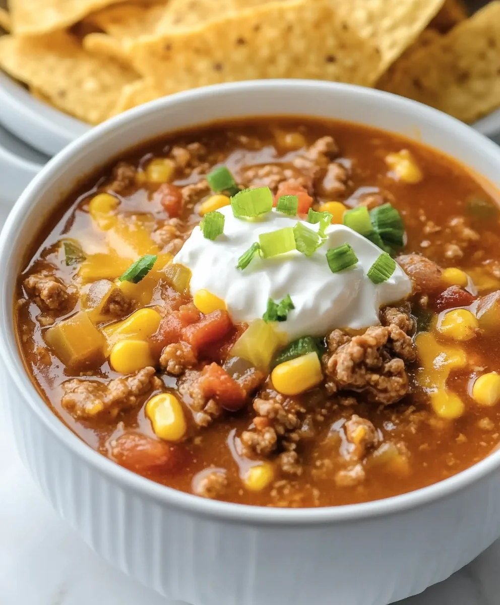 Slow Cooker Taco Soup