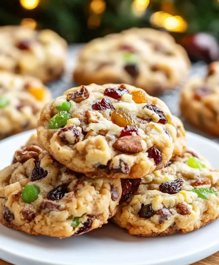Old-Fashioned Fruitcake Cookies