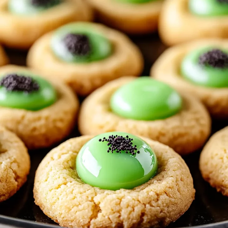 Slime-Filled Halloween Cookies
