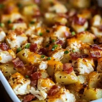 Chicken Bacon Ranch Potato Bake