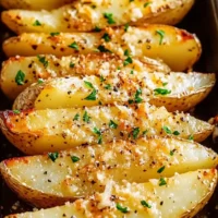 Oven-Baked Garlic and Parmesan Fries