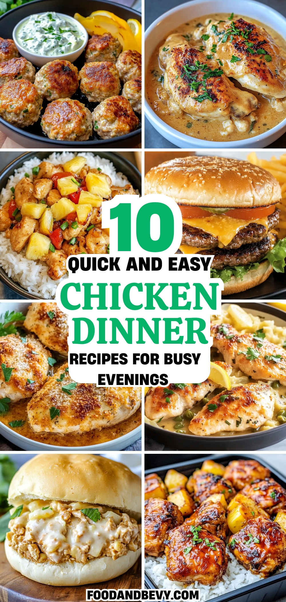 10 Quick and Easy Chicken Dinner Recipes for Busy Evenings