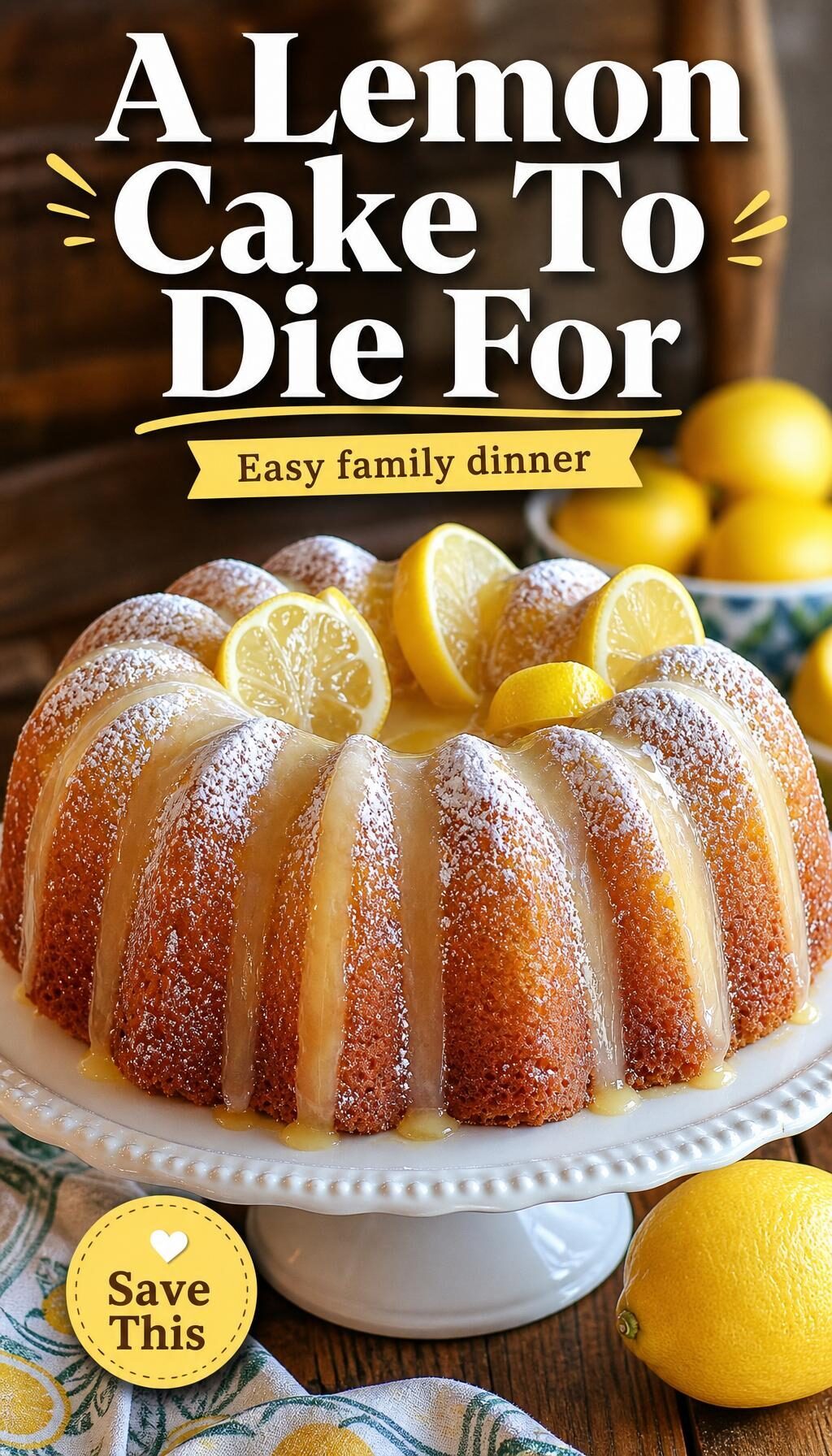 A Lemon Cake To Die For