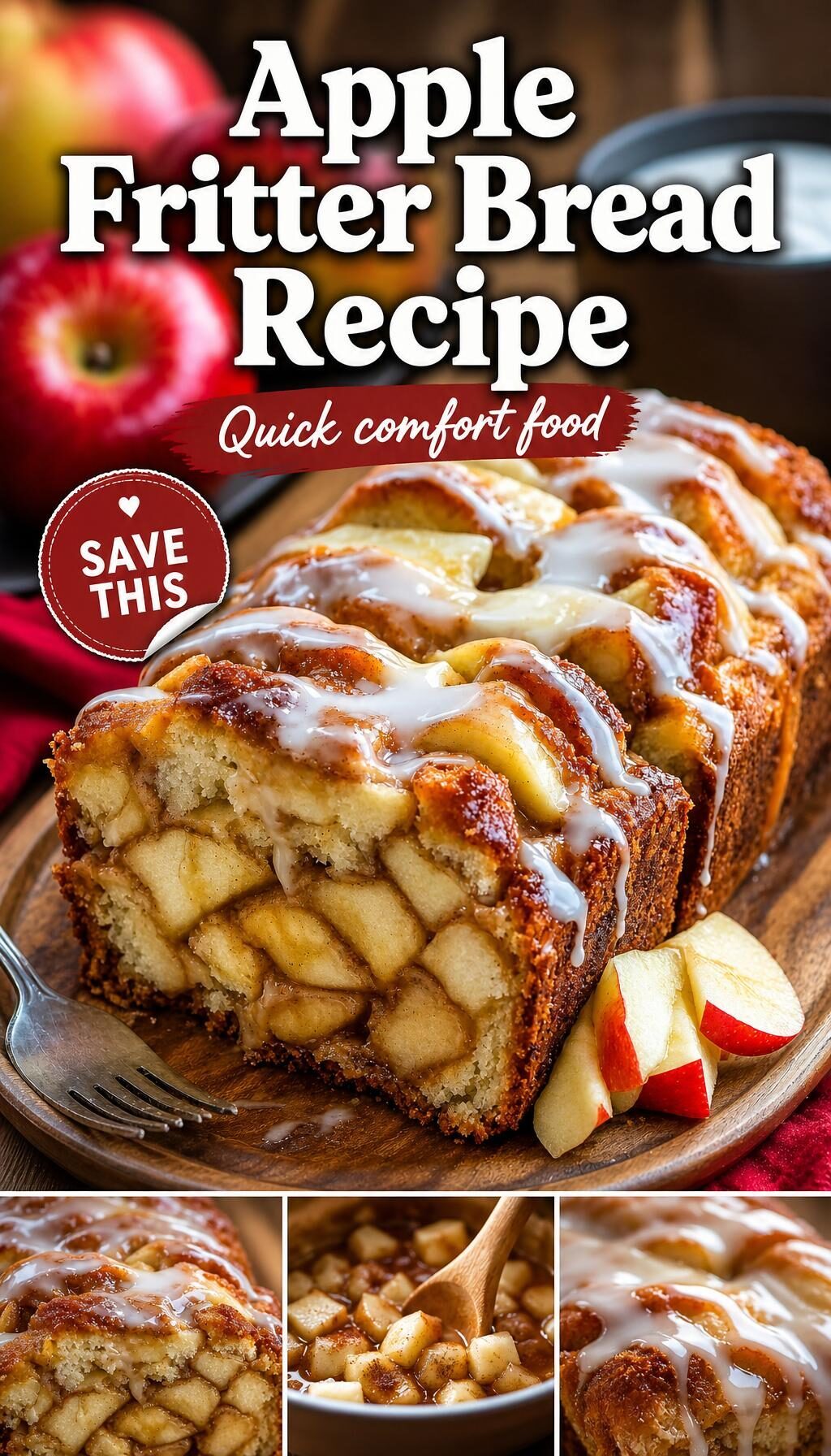 Apple Fritter Bread Recipe