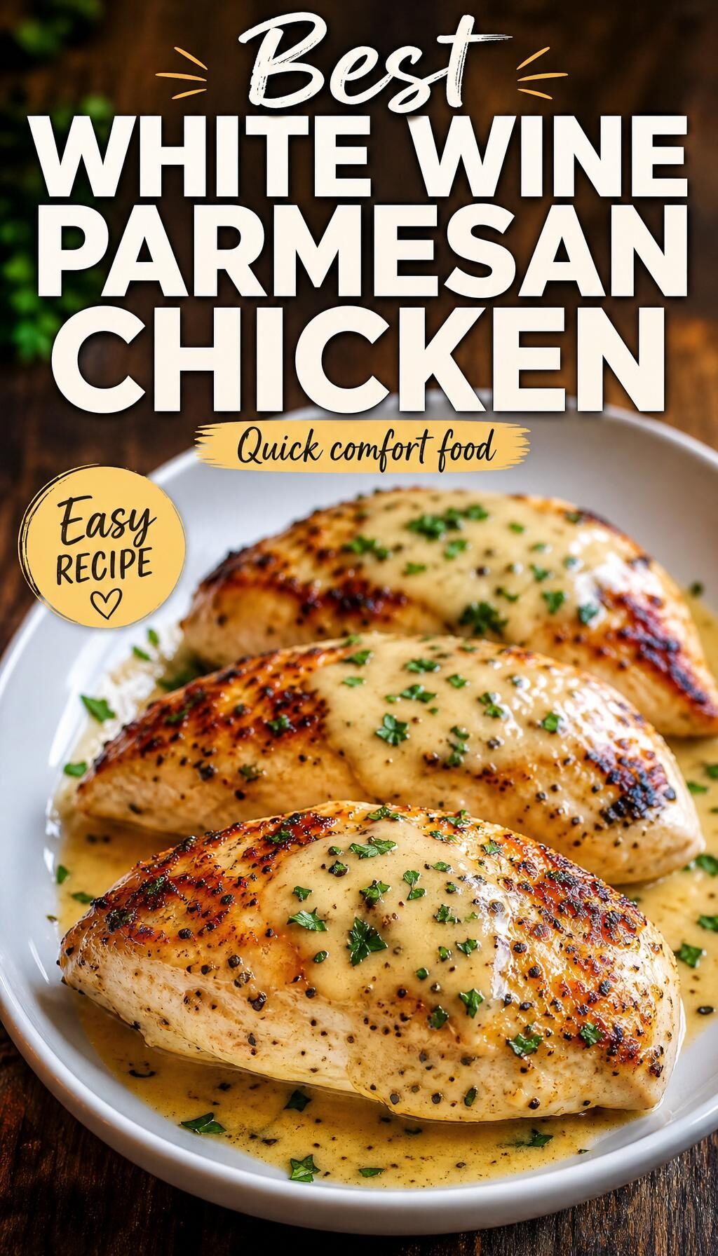 Best White Wine Parmesan Chicken