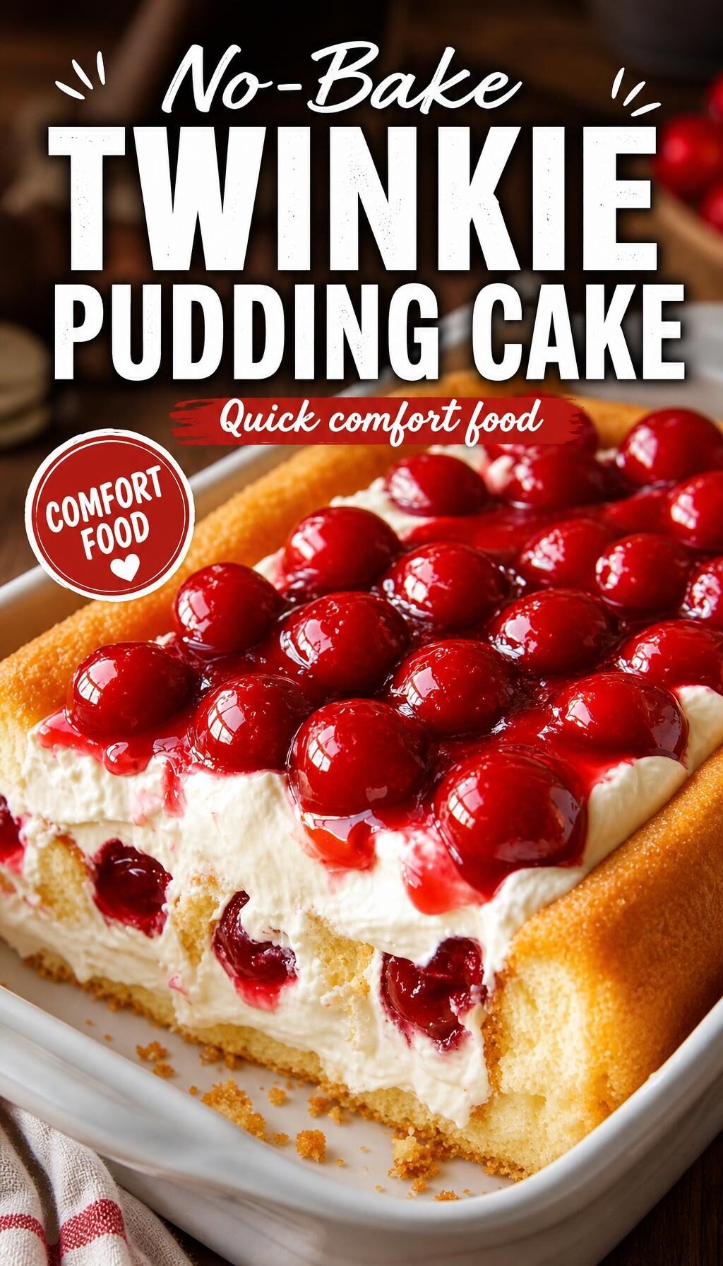 No-Bake Twinkie Pudding Cake