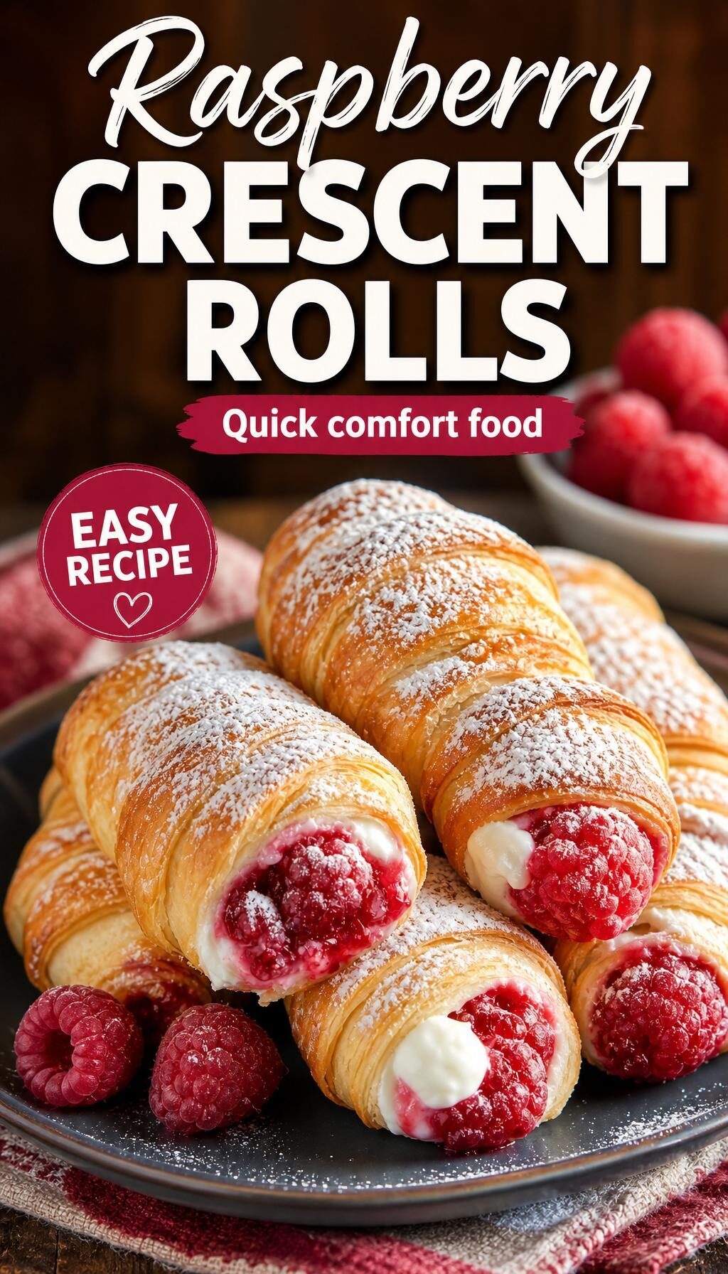 Raspberry Crescent Rolls