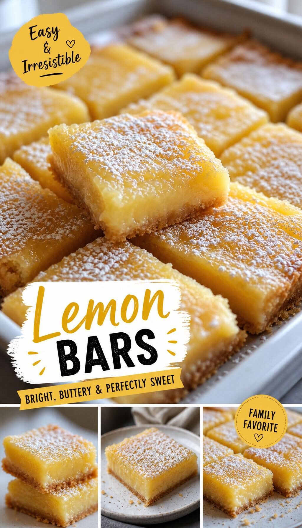 Two-Ingredient Lemon Bars
