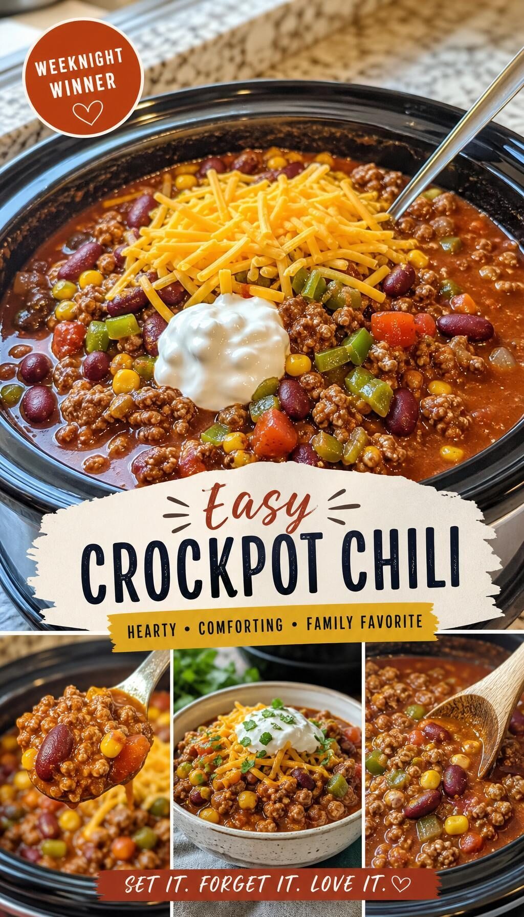 Wendy’s Copycat Chili In The Slow Cooker